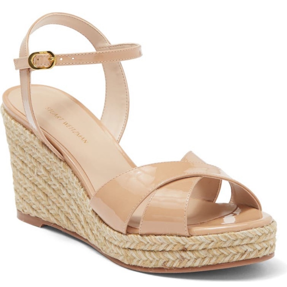 Stuart Weitzman Rosemary Ankle Strap Espadrilles